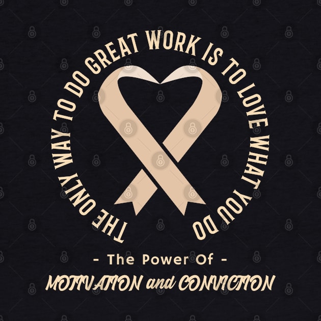 The only way to do great work is to love what you do. Calmness. Motivation and Conviction. by Suimei